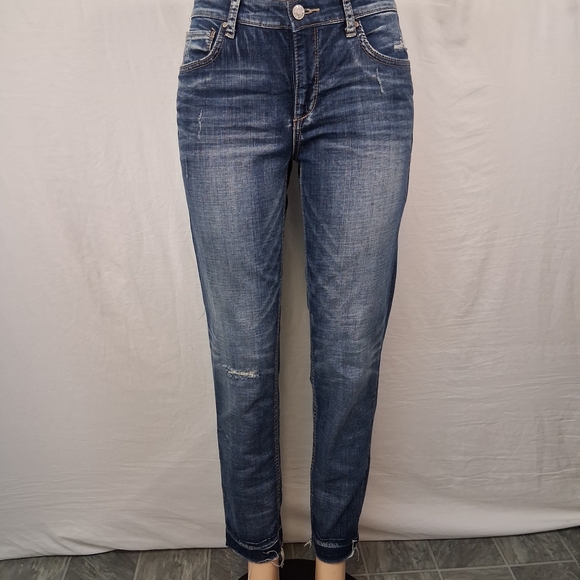 Vintage America Denim - Vintage America Women’s Dark Blue Straight-Leg Jeans Sz 6/23